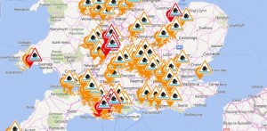 flood warnings_mapa powodziowa_ostrzezenie_Kent_UK